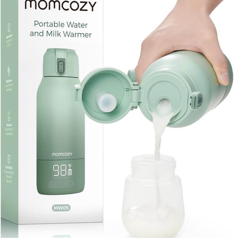 Momcozy Portable Milk Warmer - Mint Green